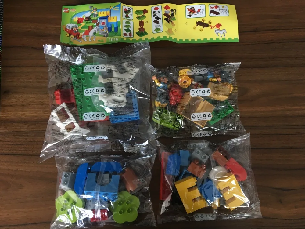 4 комплекта, Duplo, большие размеры, пиратские лодки, строительные блоки, Обучающие Детские игрушки, совместим с Duplo, сделай сам, Обучающие кирпичики город, серия War