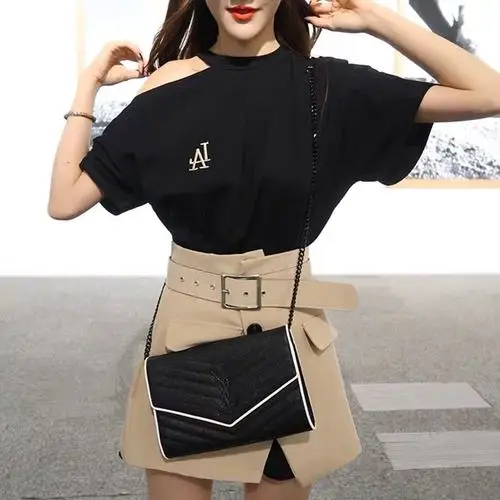 Женский комплект из 2 предметов праздничная одежда в Корейском стиле с открытыми