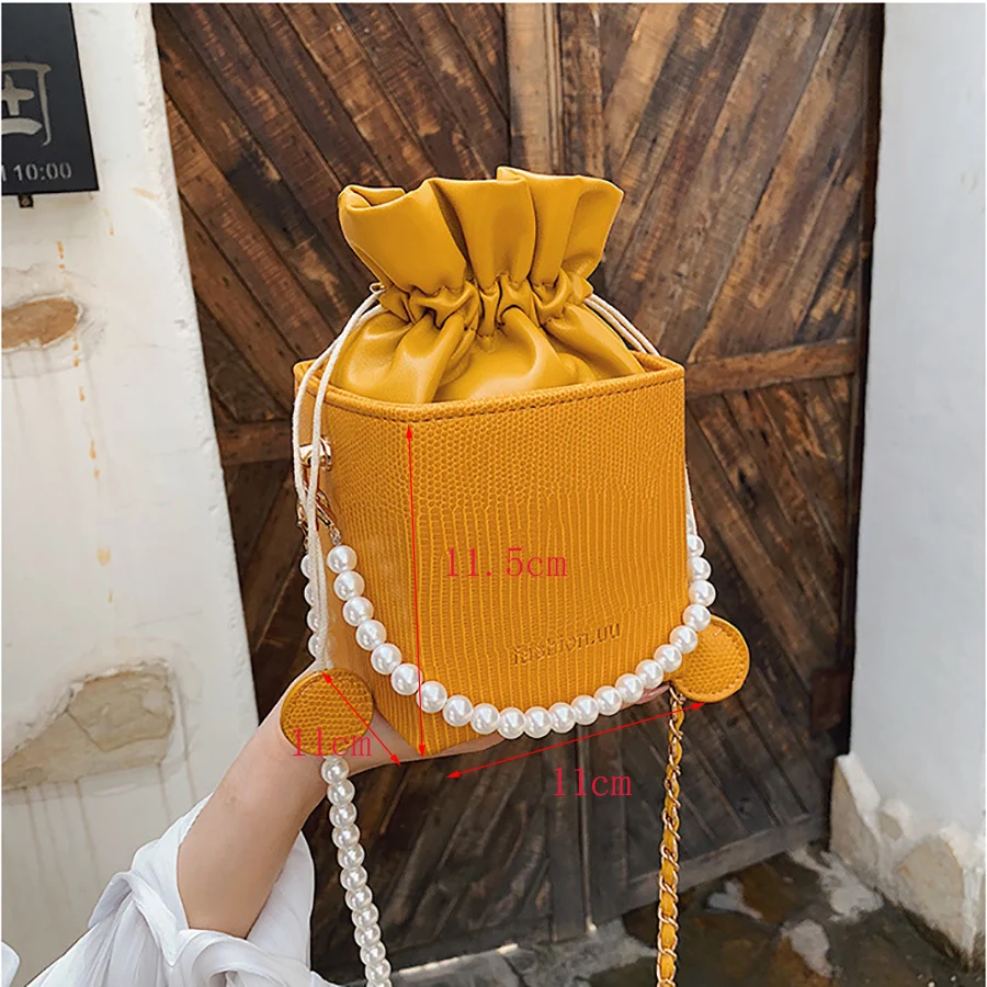 Брендовая коробка сумки с бисером жемчужные сумка на плечо цепочкой для женщин