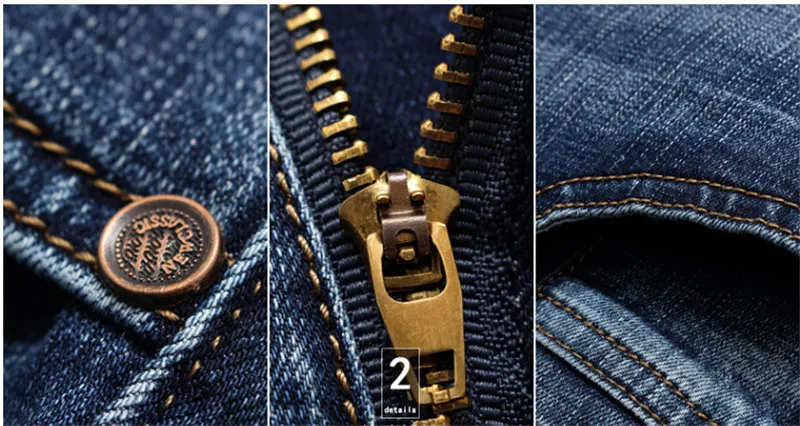 

Jeans For Men Stretch Mid Waist Blue Black Jean Side Stripe Straight Pants Spring Summer Plus Size Classic Pantalon Homme Jean