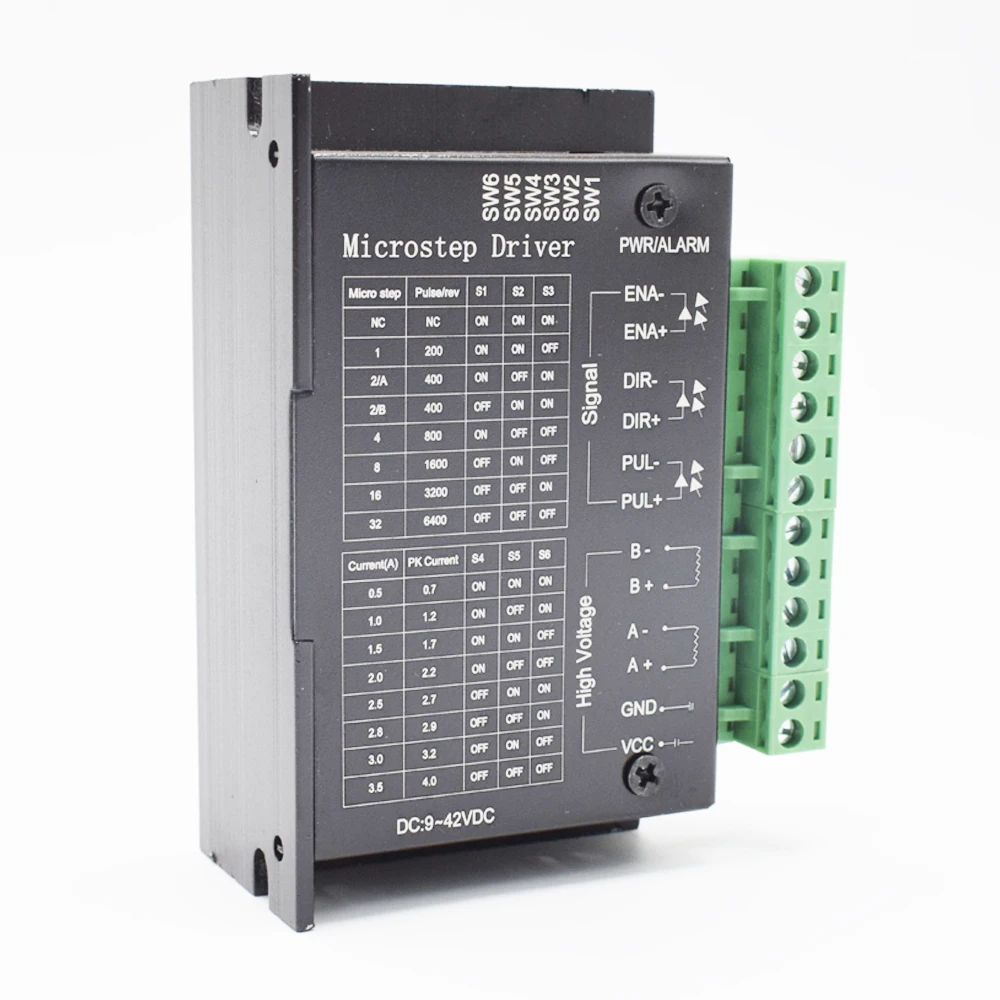 TB6600 Upgraded Version 0.5-4.0A 9-42VDC 32 Segments NEMA17/23/34 Stepper Motor Driver for Wood Router Machin Milling Kits | Обустройство