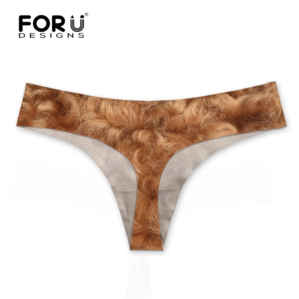 FORUDESIGNS, сексуальные женские стринги, нижнее белье, трусики с милым принтом кошек, женские стринги, трусы, бесшовные, дамское нижнее белье