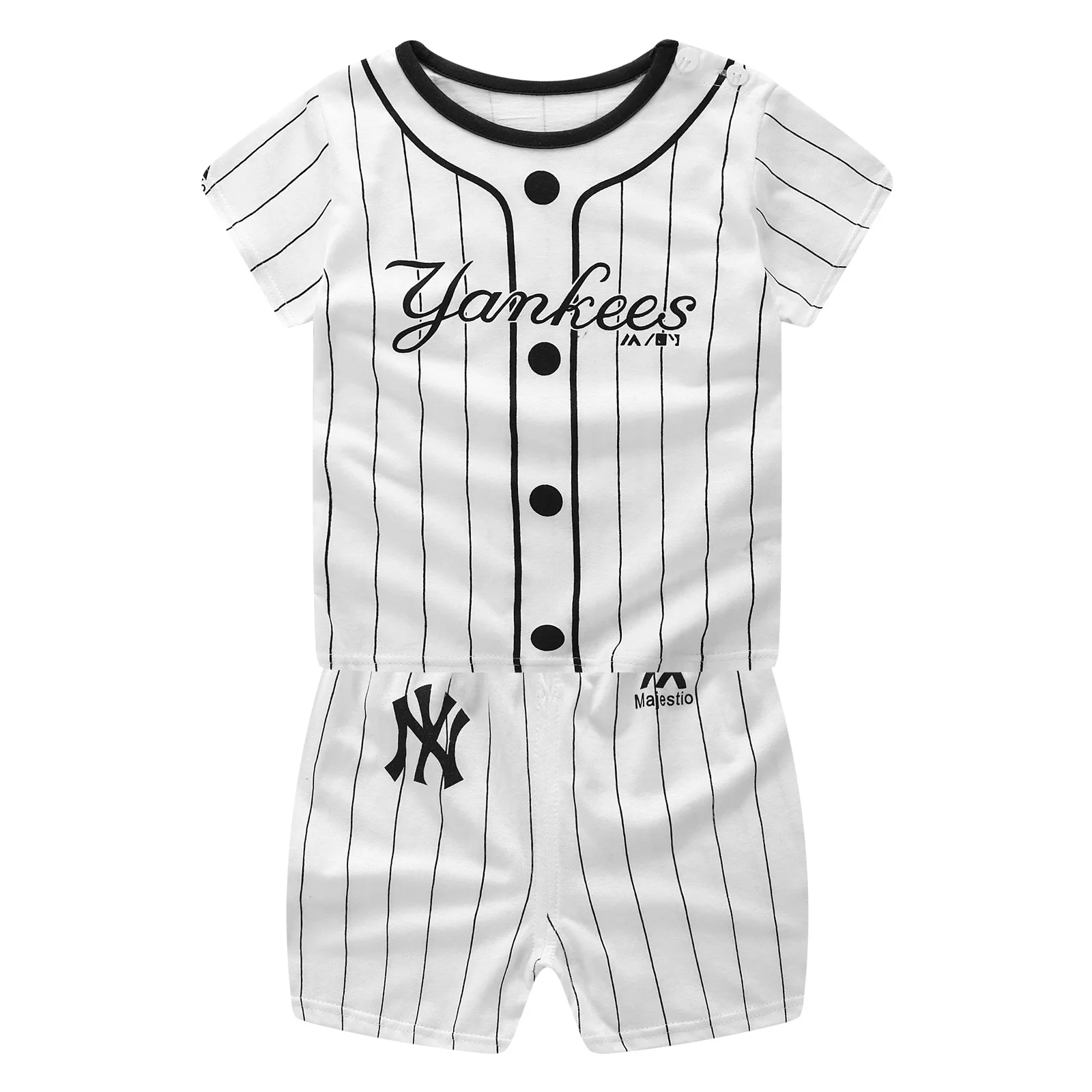 Baby Boy Clothes 2018 Summer Brand Infant Clothing Cartoon Short Sleeved T-shirts Tops +Pants Cotton Kids Bebes Jogging Suits |