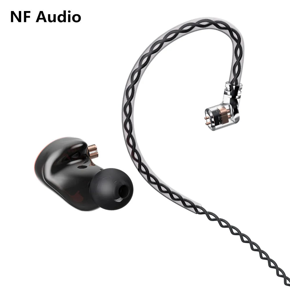 Наушники вкладыши NF AUDIO NF2u 2BA сбалансированные арматурные Hi Fi наушники IEM 0 78 мм