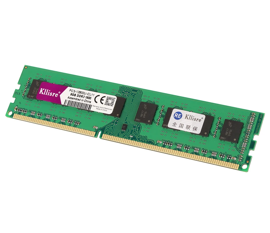 Kllisre ddr3 8gb Ram 1600MHz No ecc Настольный ПК Память 240-pins dimm