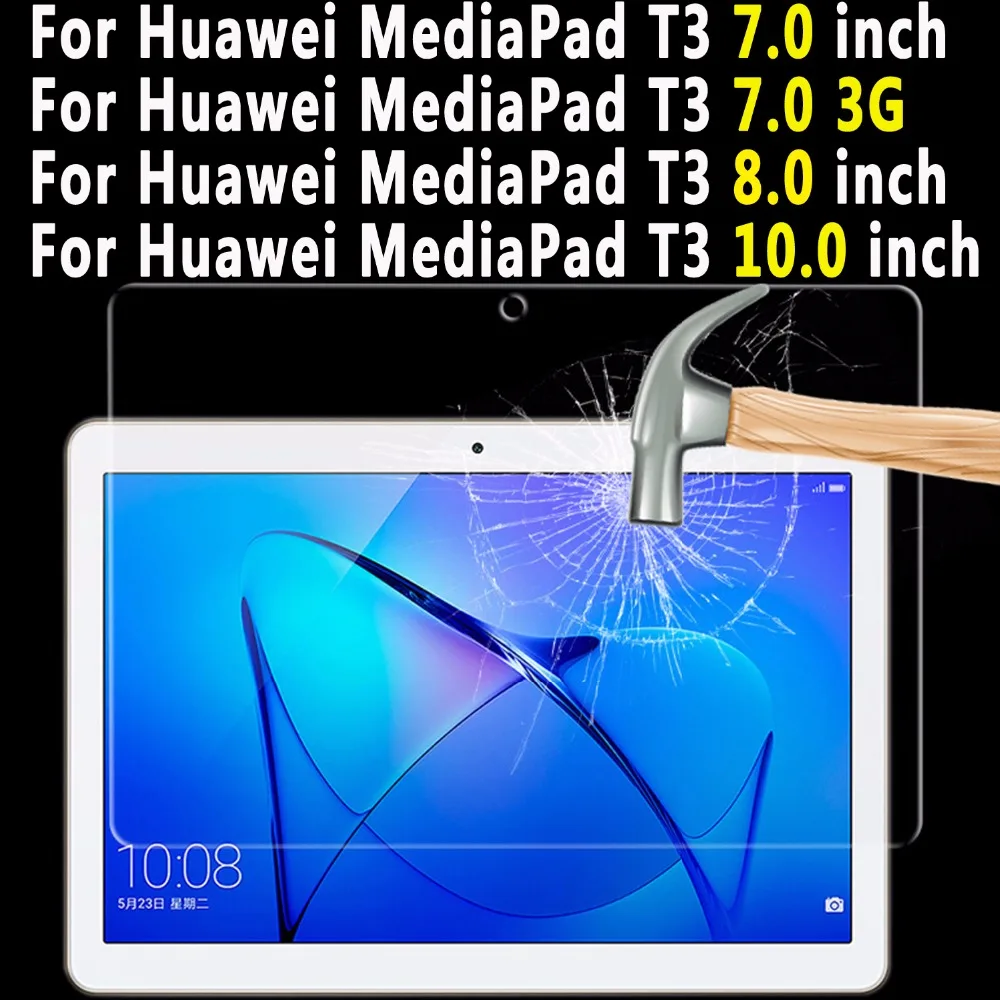 Высококачественное Закаленное стекло для планшета Huawei Mediapad T3 7 0 8 10 Защитная