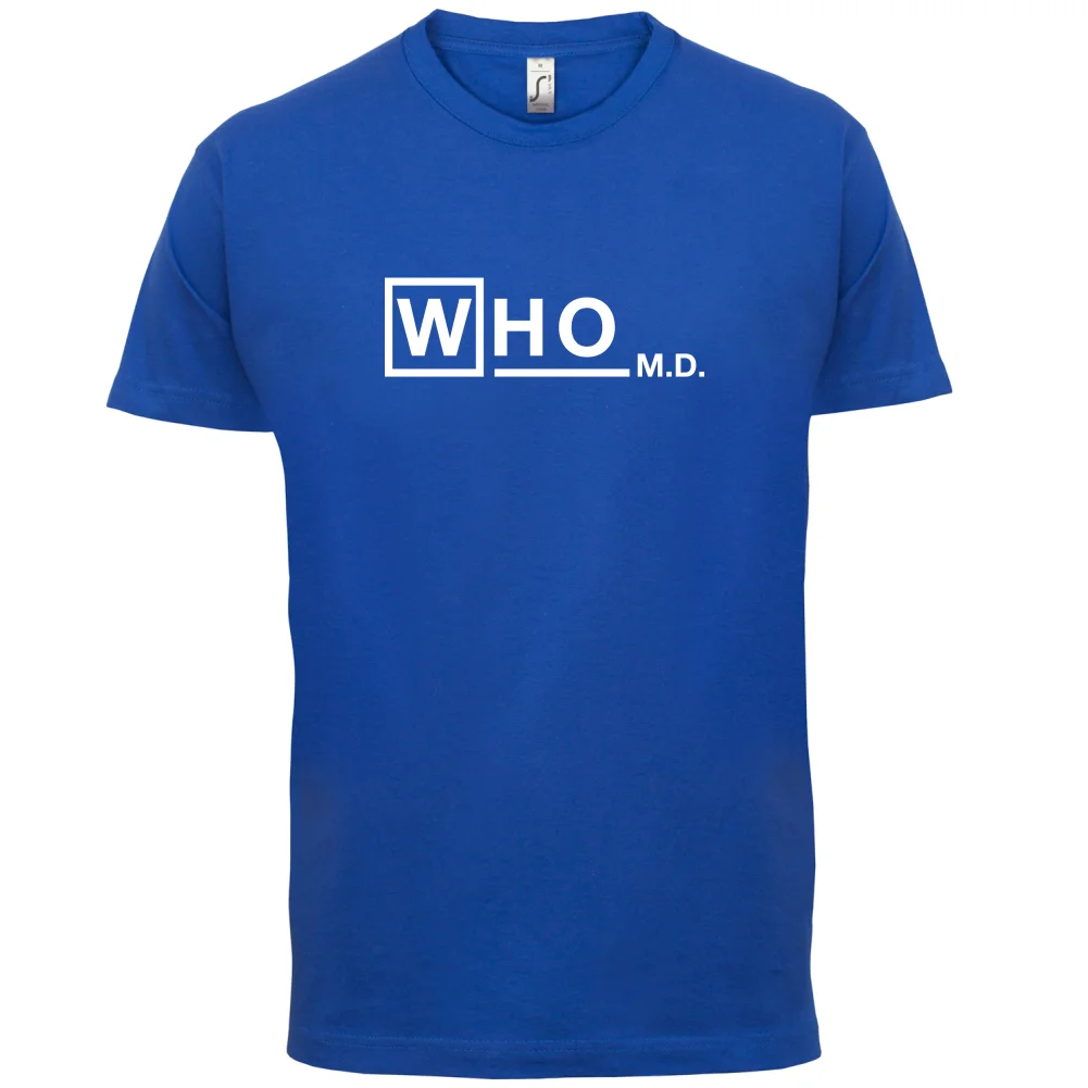 Who M.D-Мужская футболка-Doctor/House/Doctors/TV/Gift-sMans уникальная хлопковая футболка с
