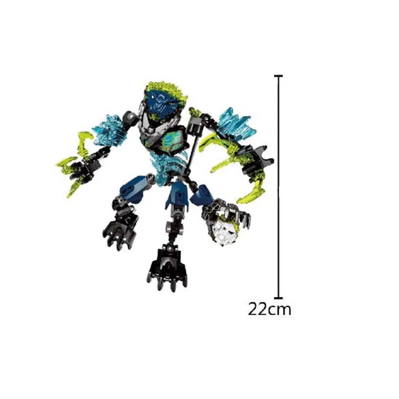 Серия BIONICLE 4 шт./компл. Ekimu Umarak Storm Qurke Lava Beast фигурки 613 строительные блоки игрушки