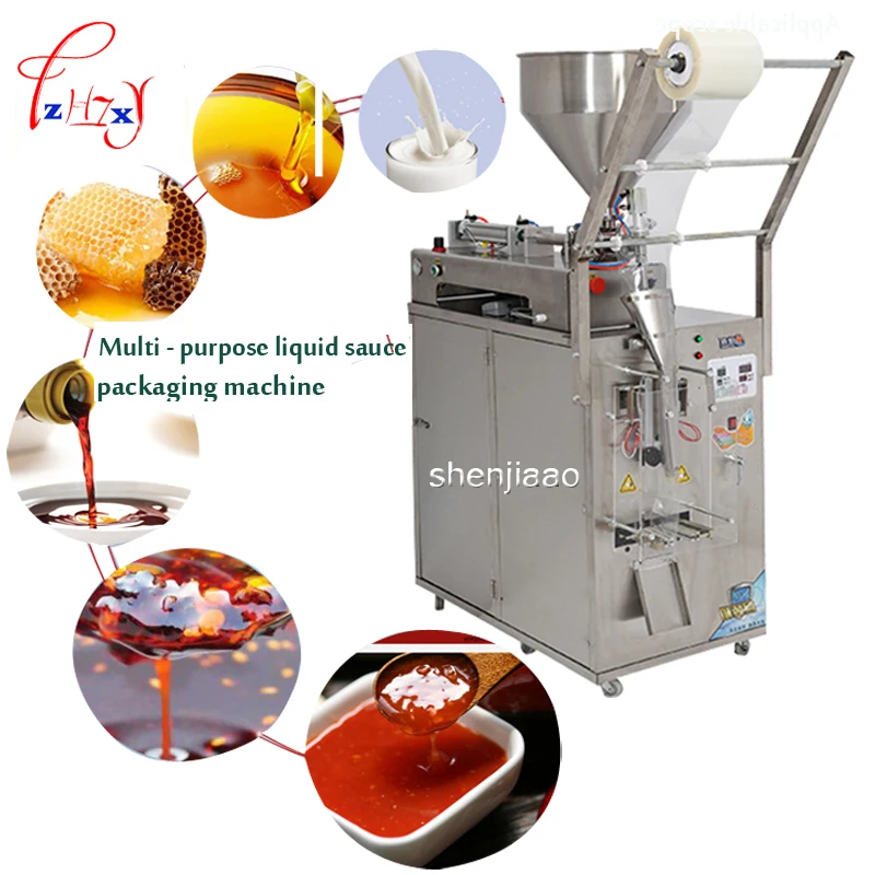 

YT-206 220/110V 400W Automatic Liquid Sauce Packaging Machine Seasoning Sealing Machine Liquid Packing Machine Filling Machine