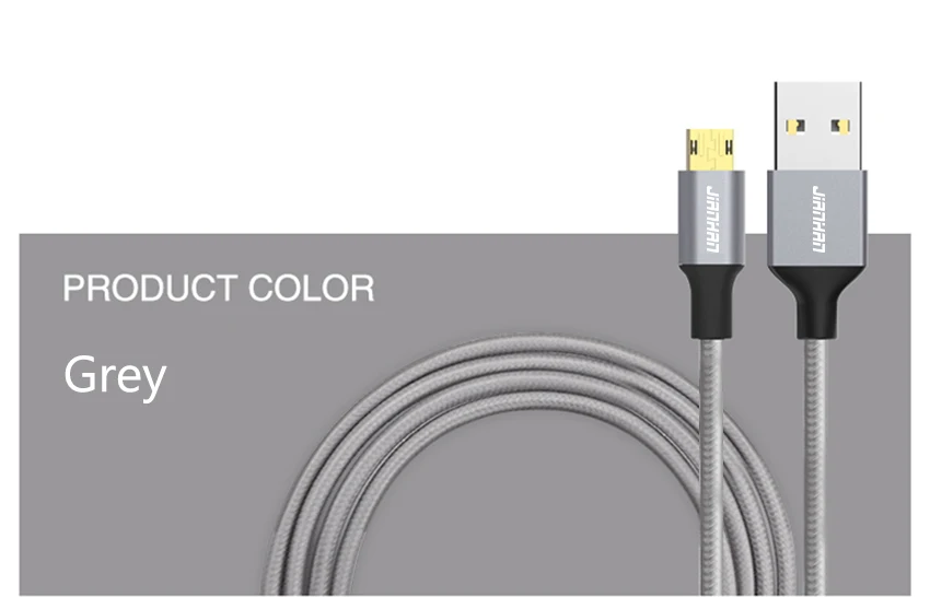 JianHan двусторонний Micro USB кабель 2 м 1 м быстрое зарядное устройство кабель для передачи данных для samsung S6 S7 Xiaomi Мобильный телефон Android кабели телефоны