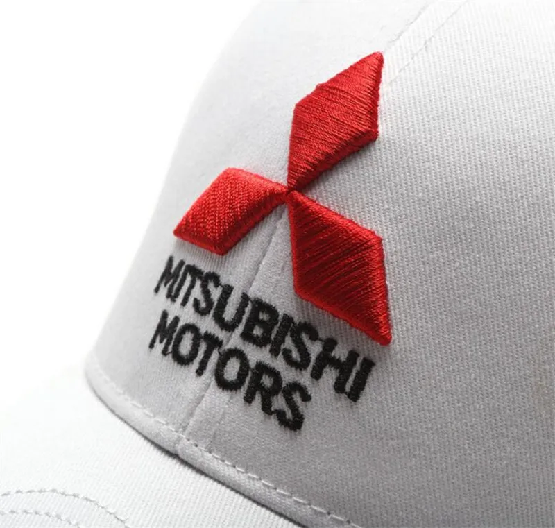 Новинка, 3D Кепка Mitsubishi, автомобильная Кепка с логотипом MOTO GP Racing F1, бейсбольная Регулируемая бейсбольная кепка, Повседневная Кепка для грузовика