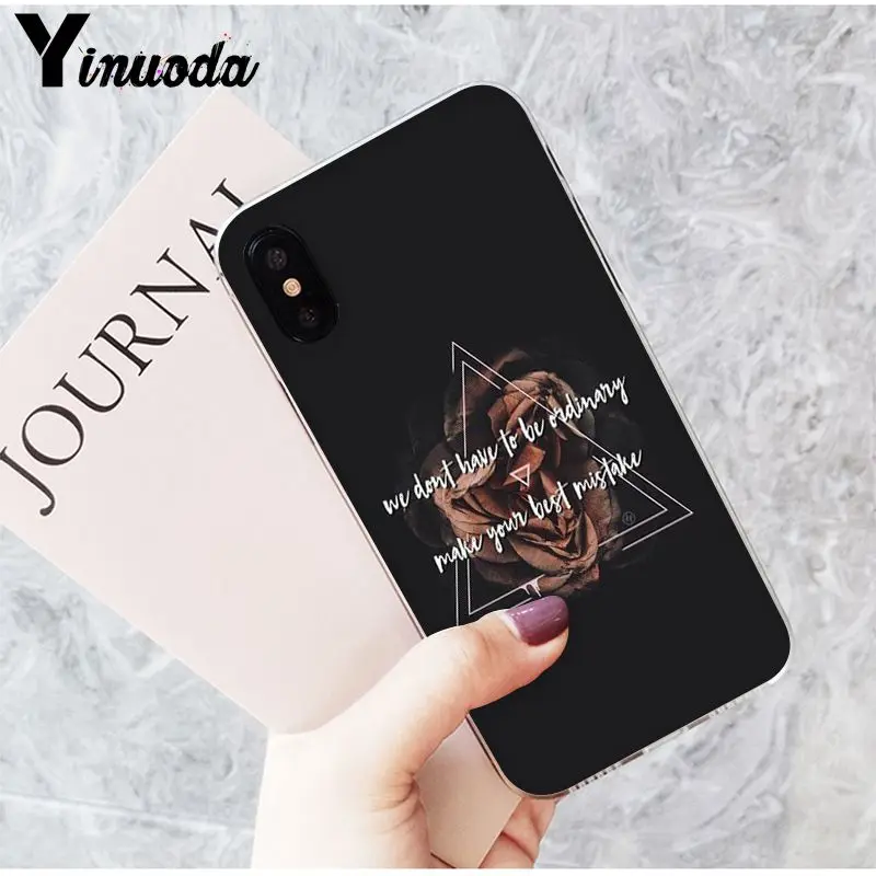 Мягкий силиконовый чехол Yinuoda для телефона iPhone X XS MAX 6 6S 7 7plus 8 8Plus 5 | Мобильные