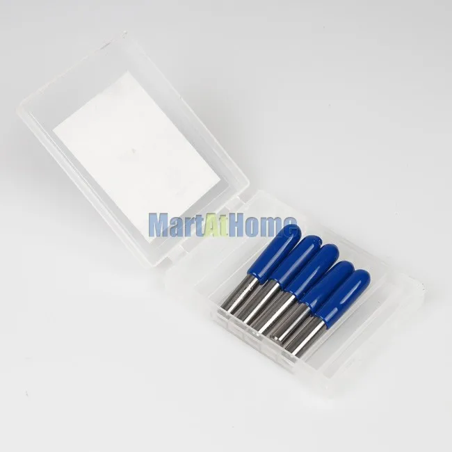 30 шт./лот карбид точность без заусенцев ЧПУ PCB гравировальные биты плоские