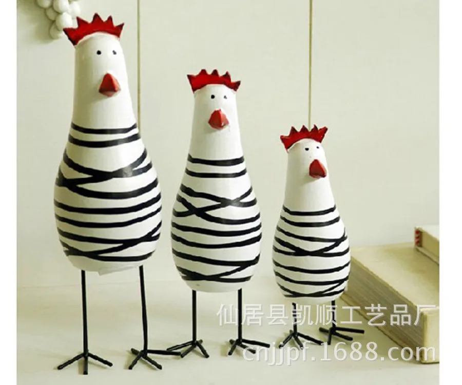 

[] The whole network lowest new Nordic wood logs chick family Decoration three sets of JP-32115