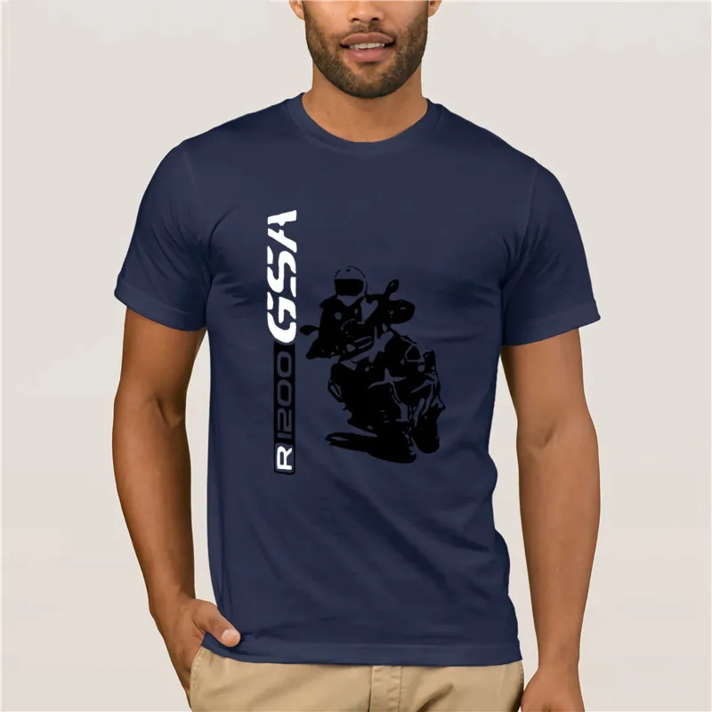 Спортивная Мужская футболка летние топы Homme 1200 GSA GS любители приключений моторад