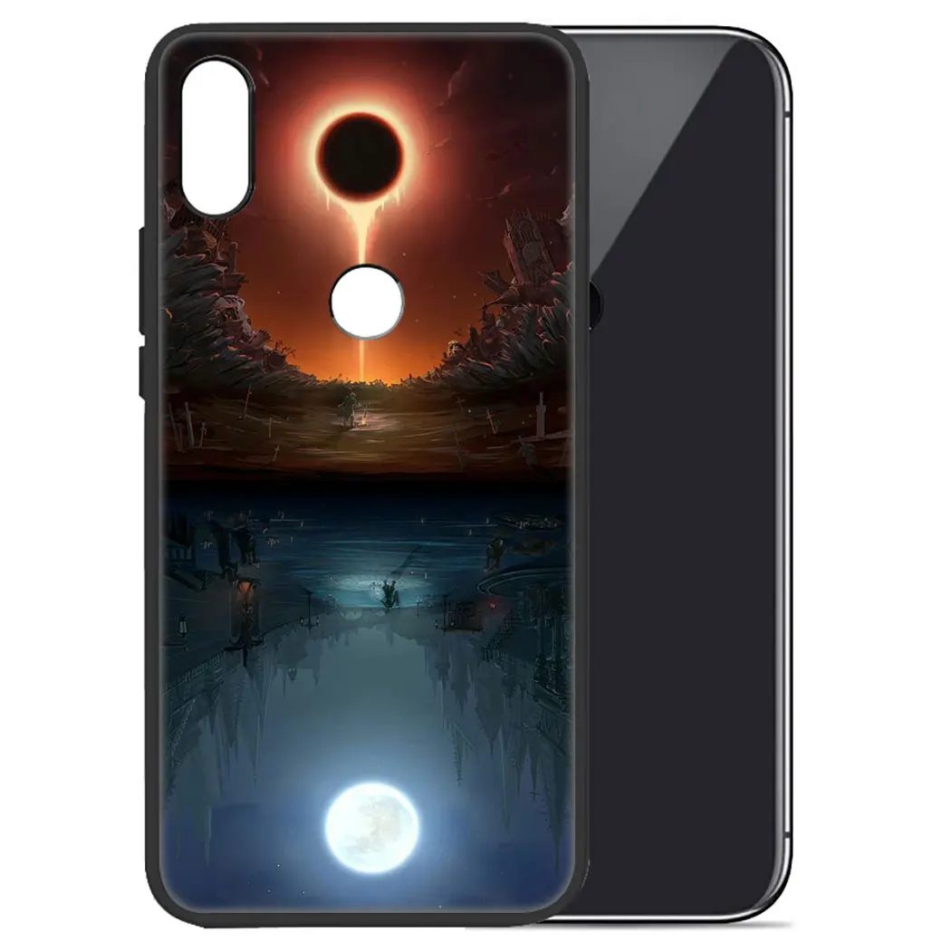 IYICAO Cartoon Moon Stars Planet Soft Case for Xiaomi Redmi Go Note 5 6 7 Pro 5A Prime 4 4X Phone |