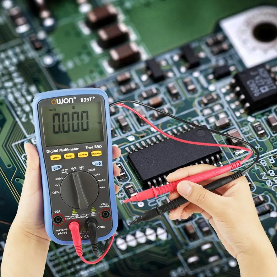 

Original Owon B35T+ Digital Multimeter True-rms Auto Range Bluetooth Voltmeter Current Voltage Ammeter Ohmmeter Ohm Tester