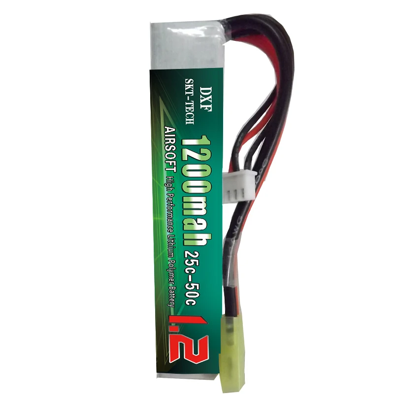 2017 DXF Airsoft gun аккумулятор 3S RC Lipo батарея 11 1 В 1200 мАч 25C AKKU для мини-страйкбольного