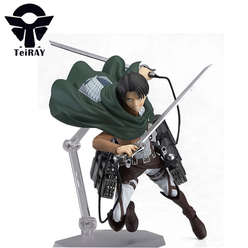 Экшн-фигурка из ПВХ Атака Титанов Эрен Леви Микаса 15 см Shingeki No Kyojin Коллекционная