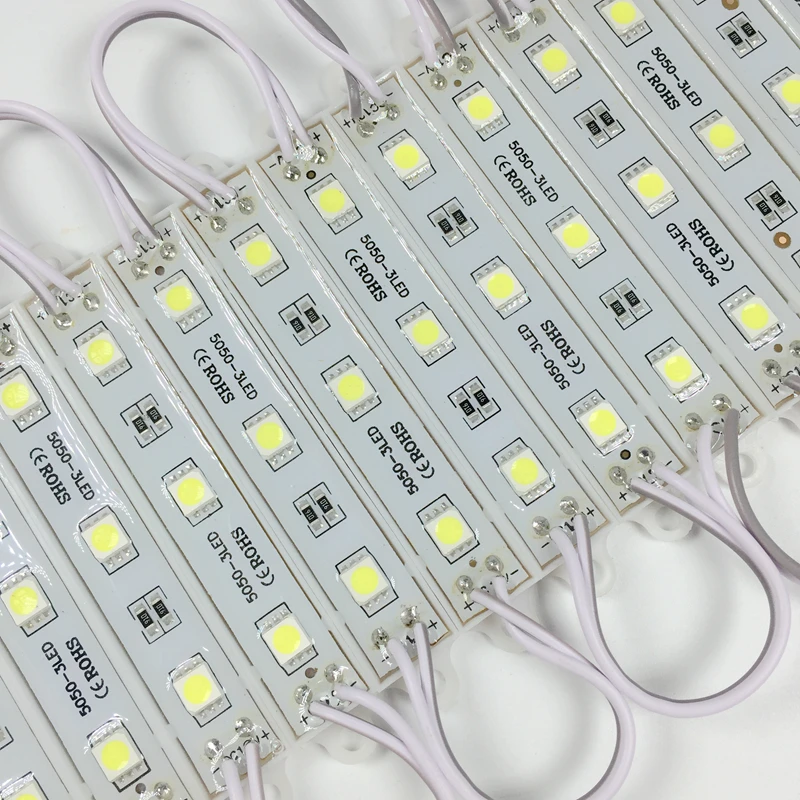 3 СИД SMD 5050 Модуль света водонепроницаемый свет лампы 12V 1000pcs Оптовая торговля modulos