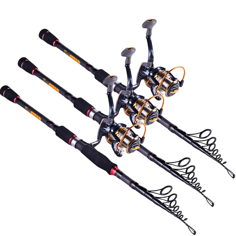 Throwing Lure Spinning Fishing Rods Rock Rod Ocean Boat Raft Telescopic Sea | Спорт и развлечения