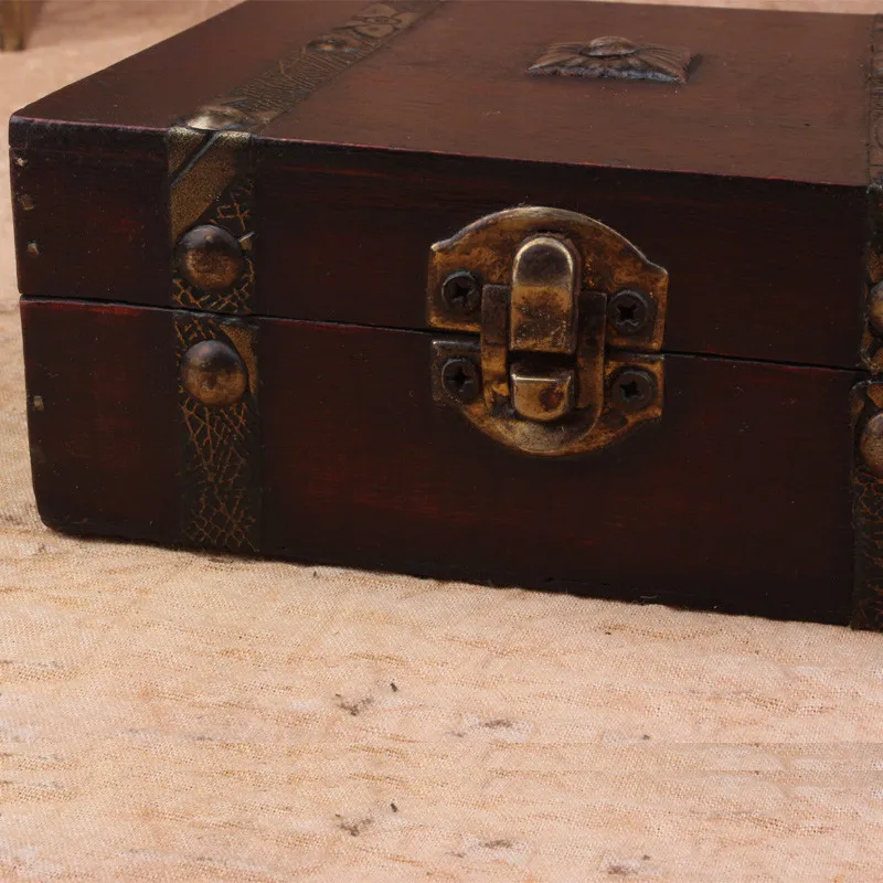 Декоративная шкатулка для драгоценностей коробка хранения конфет винтажный