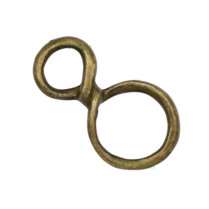 

50pcs-Antique Bronze Tone Infinity Charms Pendant 33x17mm