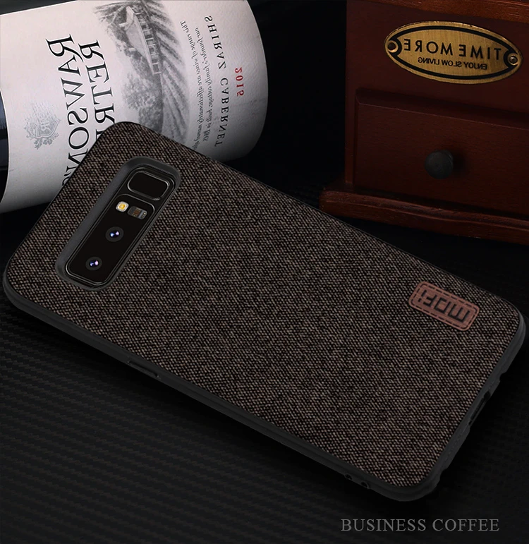 Чехол MOFI для samsung note 8, чехол, силиконовый край, для мужчин, бизнес, note 8, задняя крышка для samsung galaxy note 8, note8, чехол
