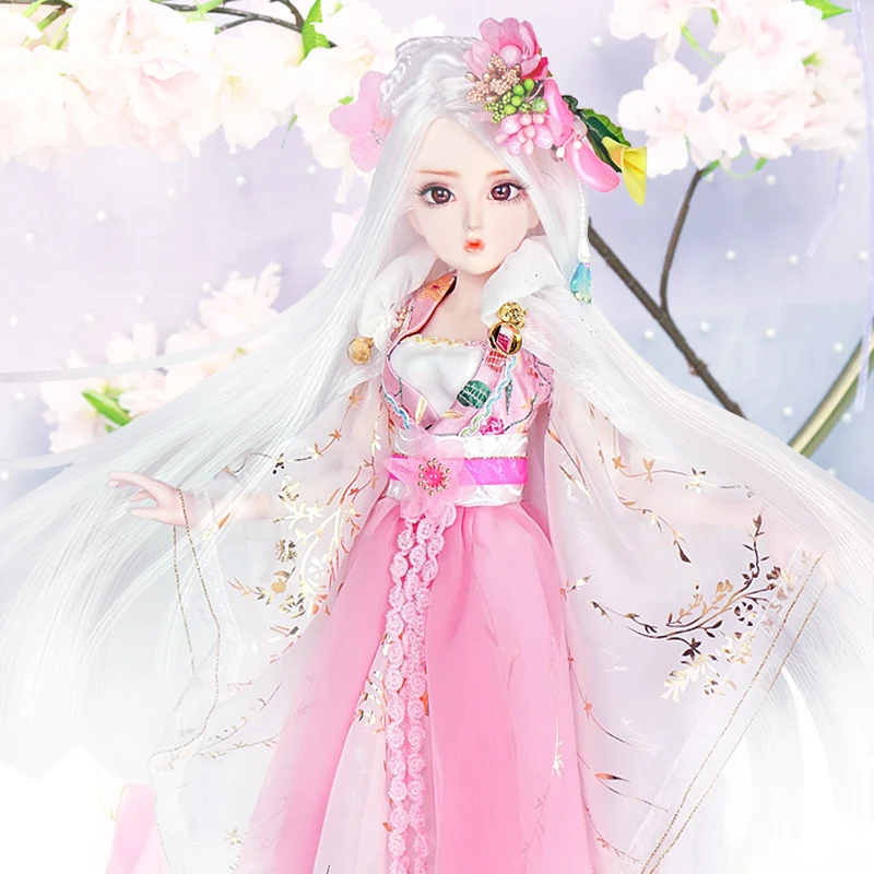 Дневник королевы 1/4 BJD шарнирный Цветок тела фея с макияжем включая одежду обувь