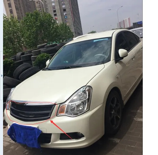 Решетка радиатора Roadruns окрашенные детали подходят для 2009 2011 Nissan Sylphy/sentra almera