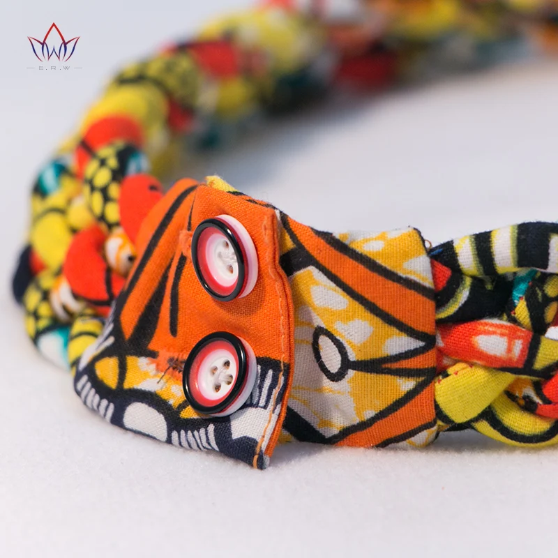 Лидер продаж 2020 Африканский чокер Дашики ручной работы ожерелье для женщин 12