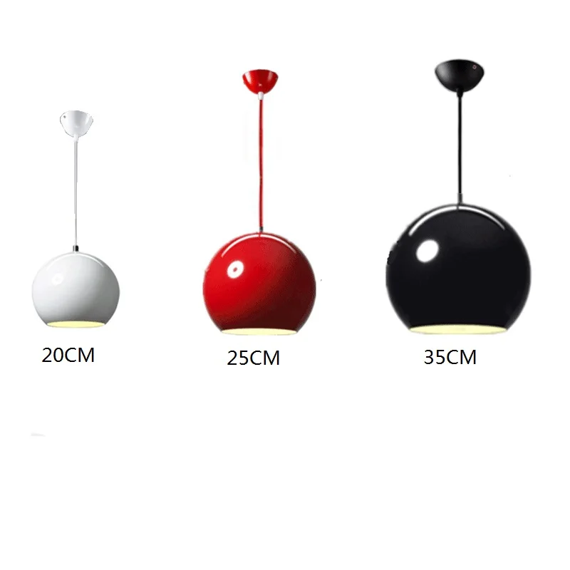 U1 одиночные фары новый цветной шар Подвесная лампа креативная личность магазин