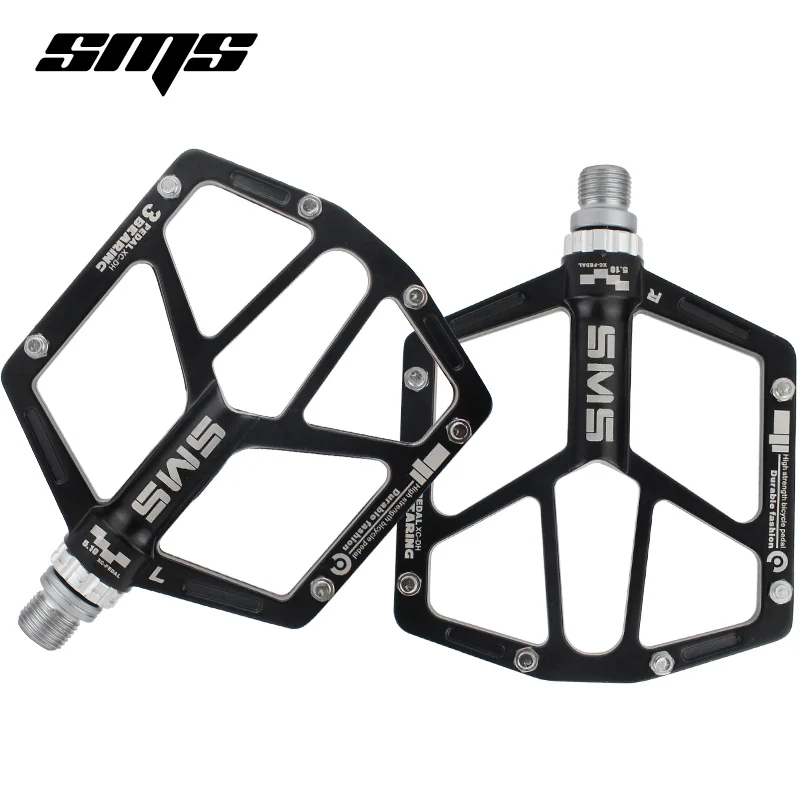 Супер широкие сверхлегкие велосипедные педали SMS для горного велосипеда из