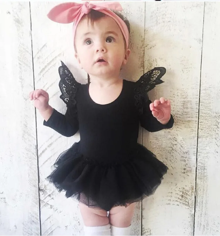 Cute Baby Dress Soft Cotton Newborn O-neck Long Sleeve Patchwork Mesh Toodler Girls 3 Colors XL27 | Детская одежда и обувь