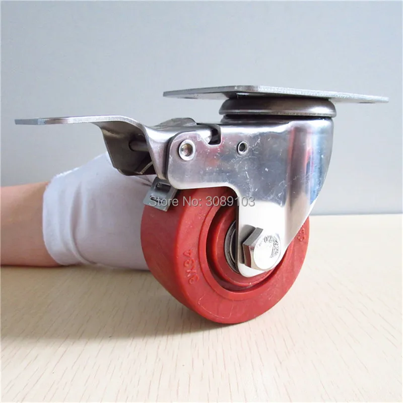 4 шт. 3-дюймовый ролик из нержавеющей стали с высокой термостойкостью |