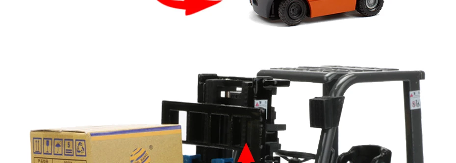 JINGBANG вилочный погрузчик игрушка 1: 60 вилочный подъемник сплав модель крана модель автомобиля детские игрушки Мальчики Автомобили подарок