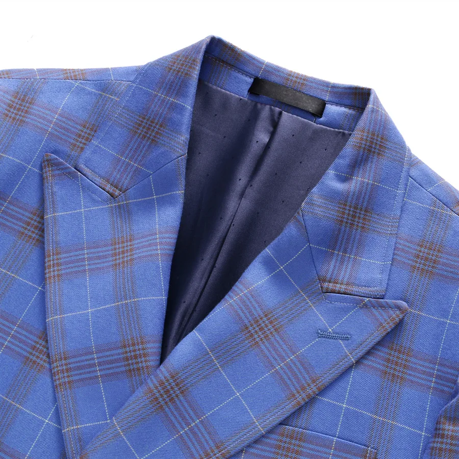 Элегантный серый темно синий блейзер для мужчин 2019 Veste Homme Mariage Terno Slim Fit Masculino 5XL