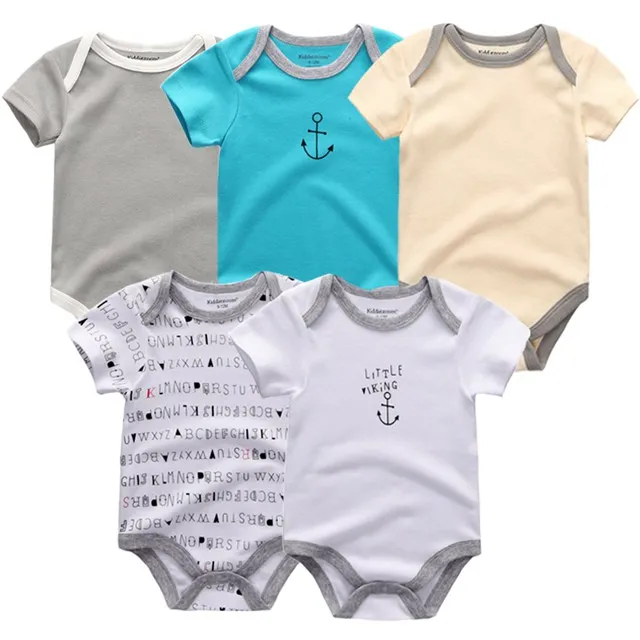 Baby Boy Clothes5116 Roupa de bebe Единорог унисекс Одежда для новорожденных девочек для маленьких мальчиков одежды комбинезон боди Костюмы комплекты 5 шт. Fortnite платье для девочки боди одежда для новорожденных детская одежда - Цвет: Baby Boy Clothes5116