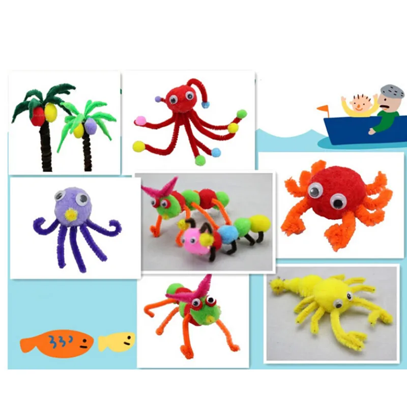 100 шт Смешанные цвета ассорти мини пушистые Помпоны помпоны одежда декоративная