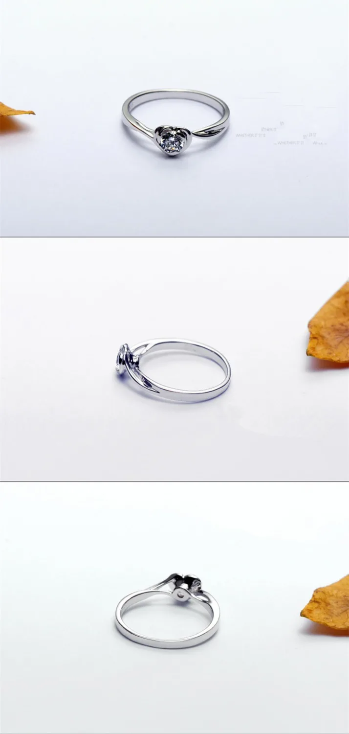 Twist Setting 0.4Ct надежное синтетическое кольцо с бриллиантом NSCD ювелирные изделия из