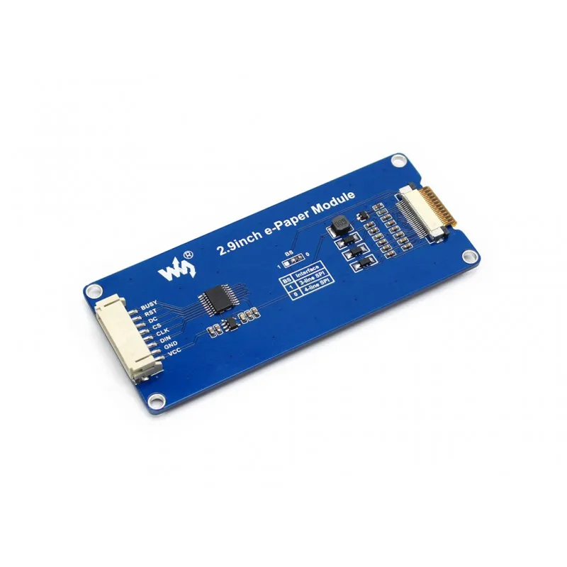 2 9 дюймовый модуль дисплея E Ink с SPI интерфейсом черный белый красный желтый