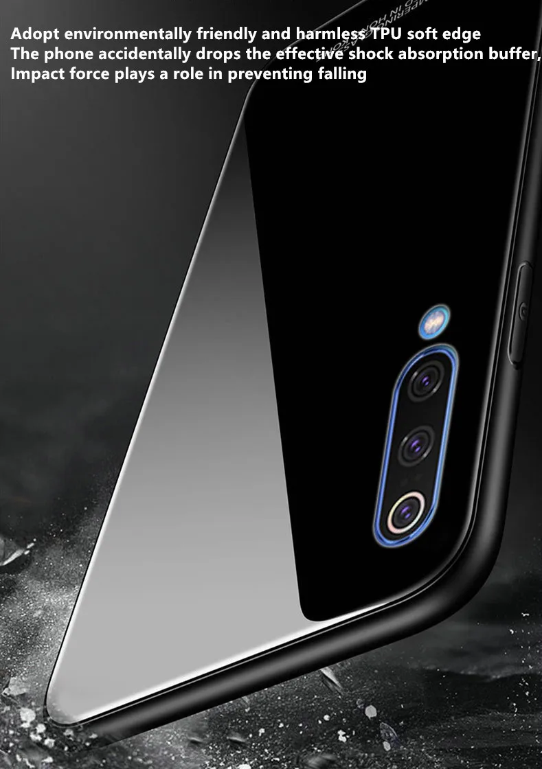 Чехол для xiaomi mi9 Твердый чехол из закаленного стекла mi 9 pro магнитный