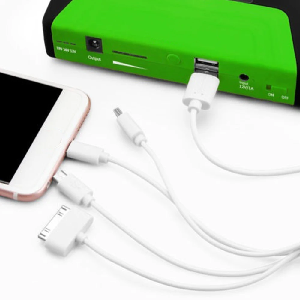 Автомобильный стартовый комплект Vehemo со светодиодной подсветкой двойным USB