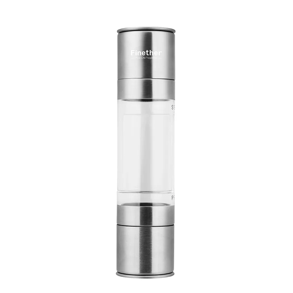 Мельница для перца Finether 2 в 1 мельница из нержавеющей стали ручная специй кухонные