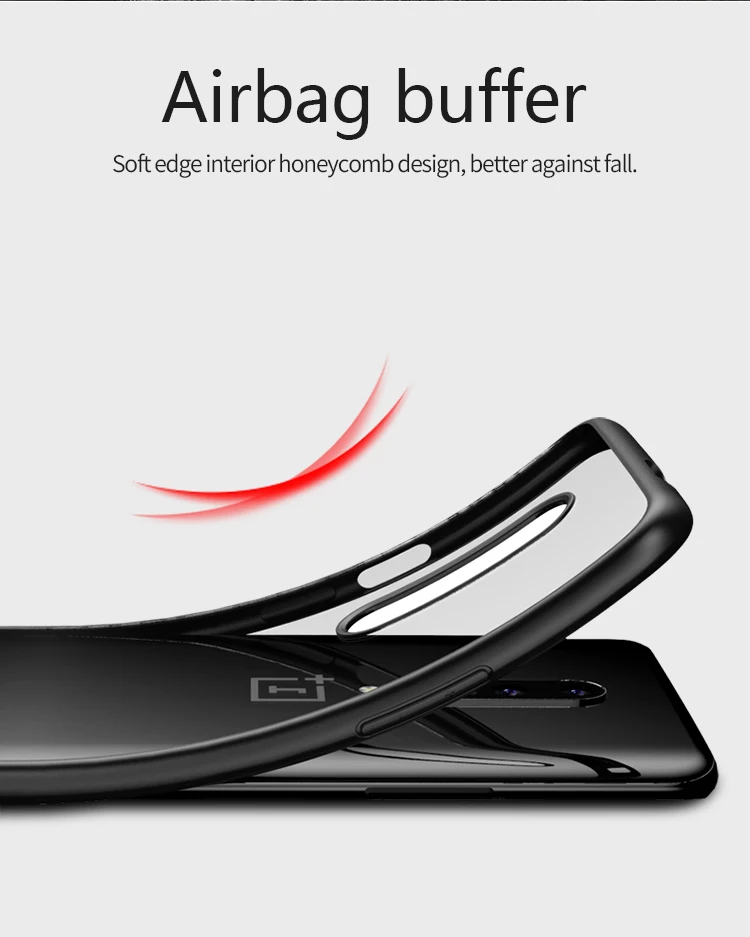 Для OnePlus 7 Чехол IPAKY 7 Pro чехол Прозрачный ударопрочный TPU+ PC Гибридный противоударный чехол для Oneplus 7 Pro Чехол