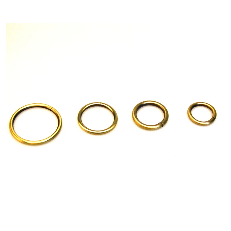 

Metal O Ring, O-rings ,Unwelded Ring - Antique Brass Plated - Chose sizes