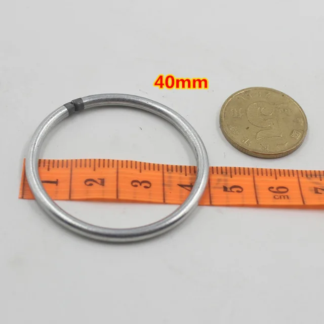 40mm 1 шт 35 мм-200 мм Ловец снов Reve кольца Висячие круглые Cercle хорошее сварное железо Pour Attrape Reve Net DIY Ювелирные Разъемы - Цвет: 40mm