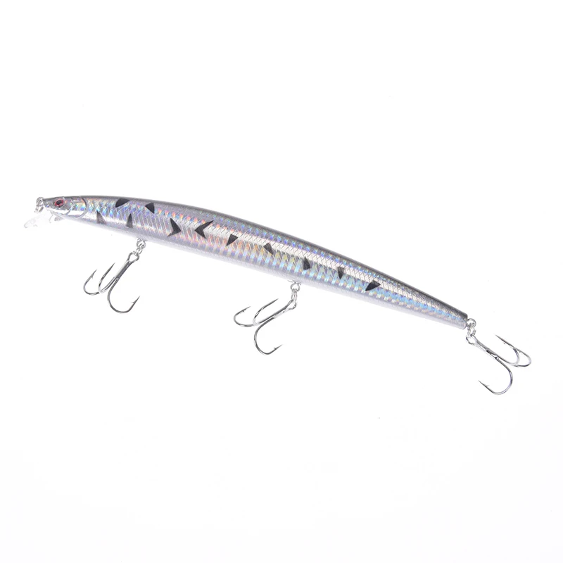 

Fishing Lure Rattle Wobbler Fishing Lure 180mm Slow Floating Minnow Crankbait Bass Pike Bait Fishing Tackle 26g