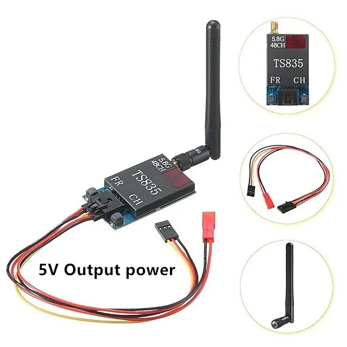 TS835 FPV 5 8G 600MW 48CH (2 6S) беспроводной передатчик AV 5v Выходная мощность для FPV|Детали и