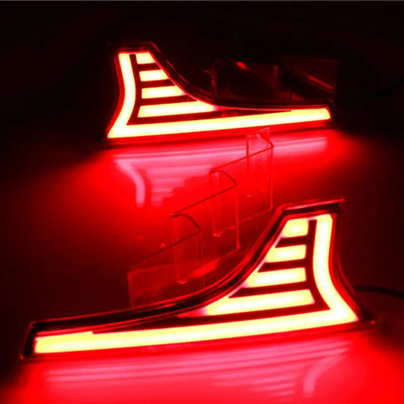 

LED Rear Bumper Reflector Fog Brake Turn Indicator Lights For Suzuki Ertiga 2016